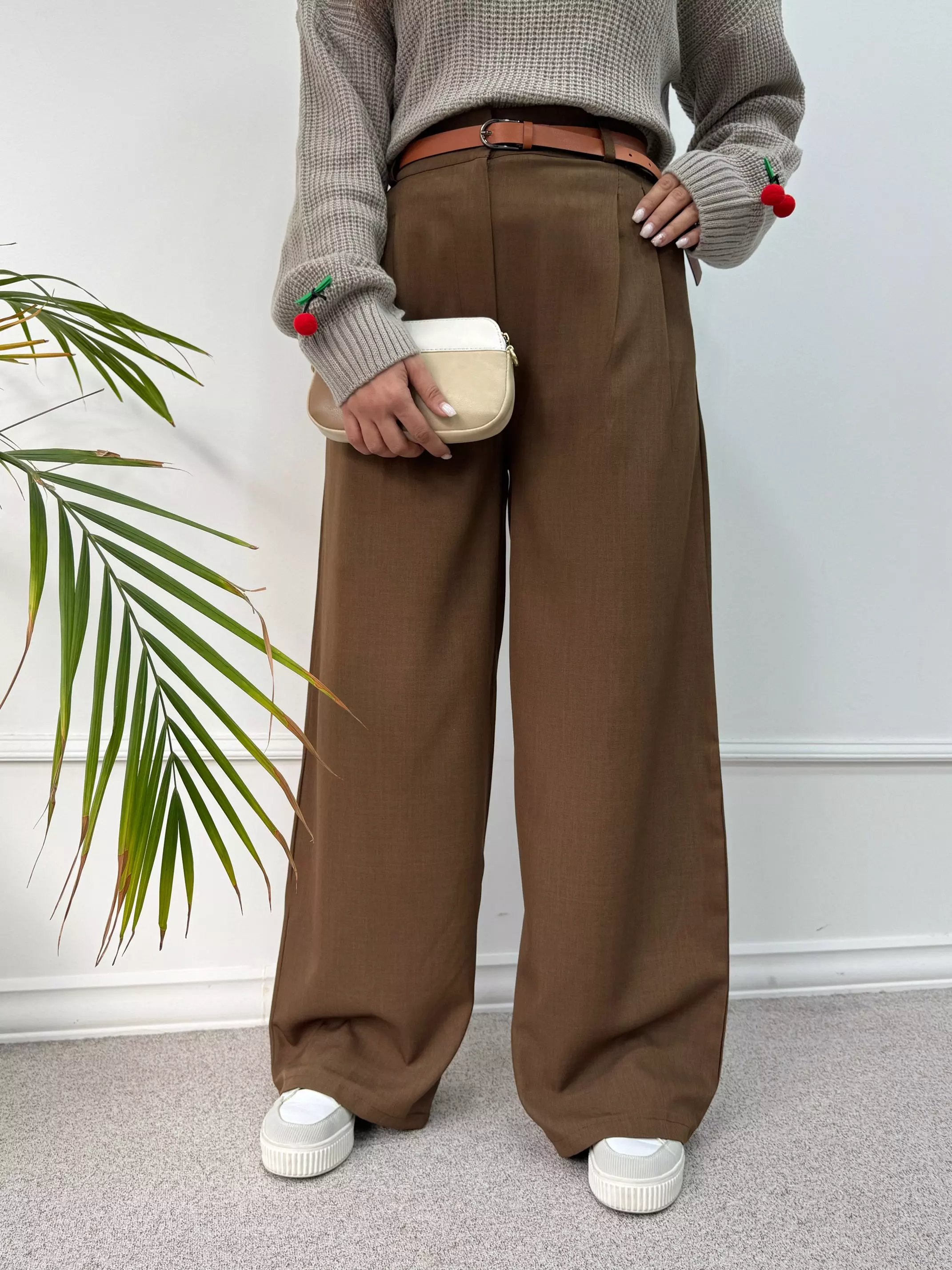 شلوار نیم بگ آیسل